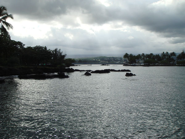 ハワイの曇り空の写真